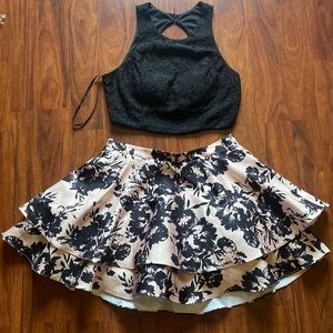2 piece dress prom/homecoming/party